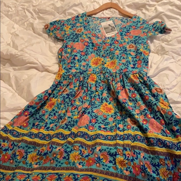 Floral Summer Dress Boho - Picture 1 of 12